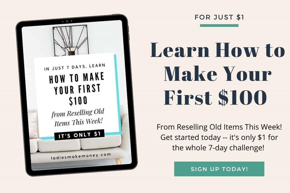 make your first $100 flipping items for profit